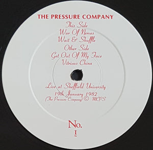 Pressure Company - Live In Sheffield 19 Jan 82
