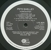 Load image into Gallery viewer, Pete Shelley - Homosapien