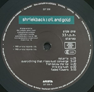 Shriekback - Oil And Gold