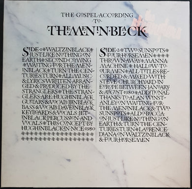 Stranglers - The Gospel According To The Meninblack