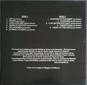 Jah Wobble - Jah Wobble's Bedroom Album