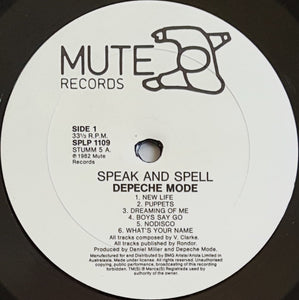 Depeche Mode - Speak & Spell