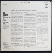 Load image into Gallery viewer, Dave Brubeck Quartet- Jazz Impressions Of New York