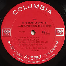 Load image into Gallery viewer, Dave Brubeck Quartet- Jazz Impressions Of New York