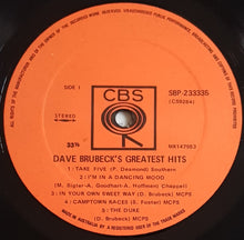 Load image into Gallery viewer, Dave Brubeck - Dave Brubeck&#39;s Greatest Hits