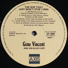 Load image into Gallery viewer, Gene Vincent - The Bop That Just Won&#39;t Stop (1956)