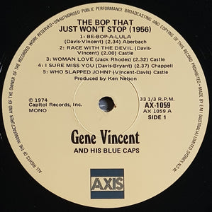 Gene Vincent - The Bop That Just Won't Stop (1956)