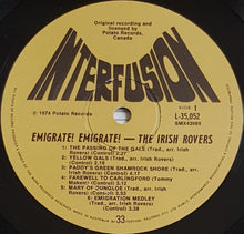Load image into Gallery viewer, Irish Rovers - Emigrate! Emigrate!