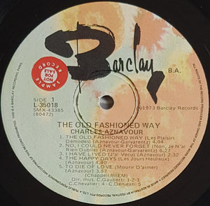 Aznavour, Charles  - The Old Fashioned Way