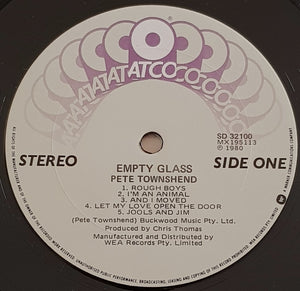 Townshend, Pete- Empty Glass
