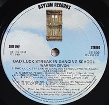 Load image into Gallery viewer, Zevon, Warren - Bad Luck Streak In Dancing School