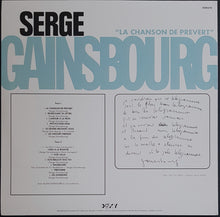 Load image into Gallery viewer, Gainsbourg, Serge - La Chanson De Prevert