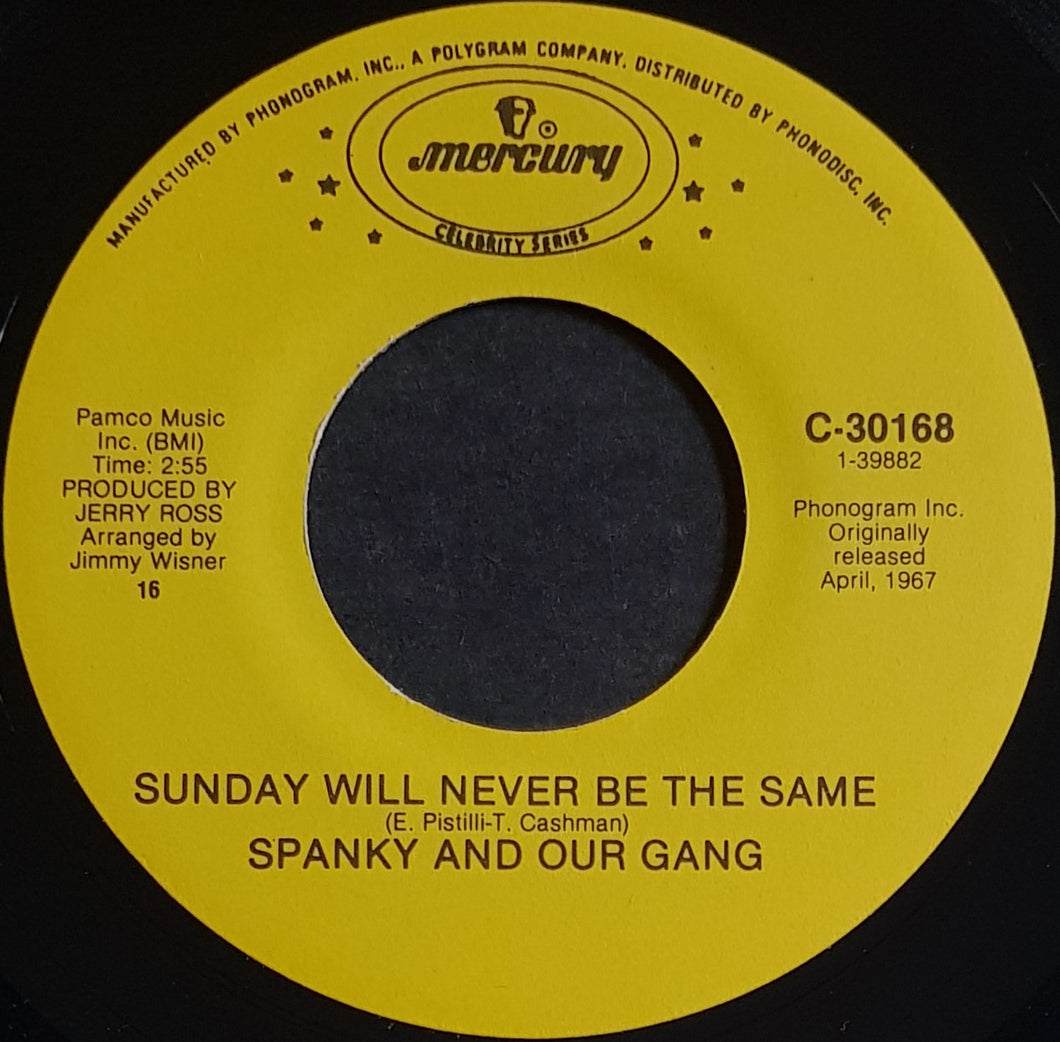Spanky And Our Gang - Sunday Will Never Be The Same