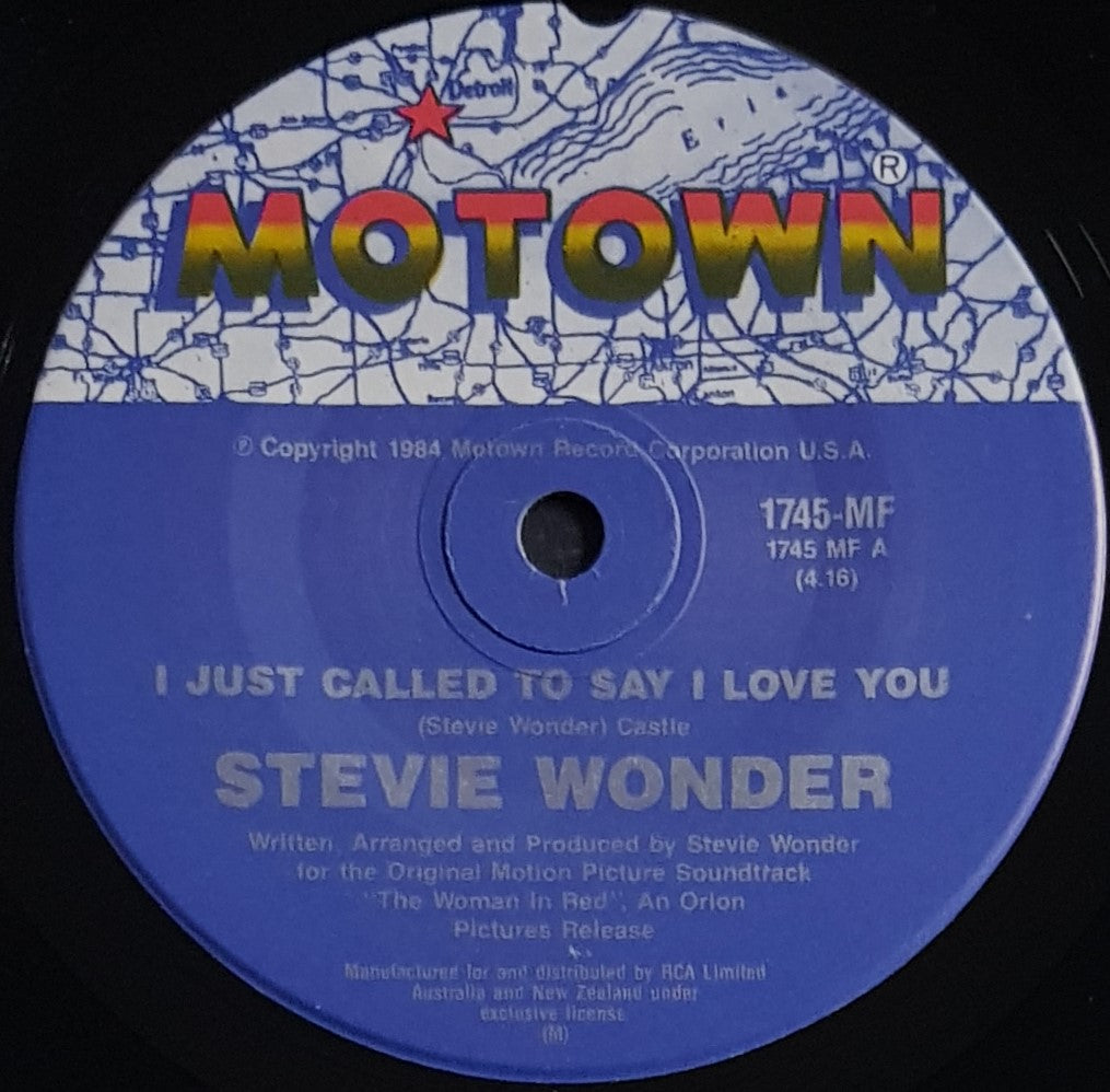 Stevie Wonder - I Just Called To Say I Love You