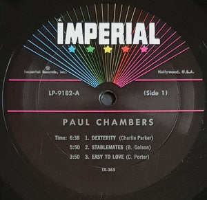 Chambers, Paul - Chambers' Music: A Jazz Delegation From The East