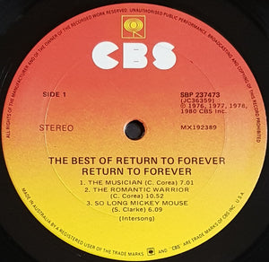 Chick Corea - The Best Of Return To Forever