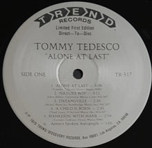 Load image into Gallery viewer, Tedesco, Tommy - Alone At Last
