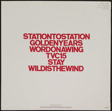 Load image into Gallery viewer, David Bowie - Station To Station