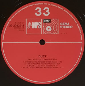 Earl Hines - / Jaki Byard - Duet!