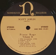Load image into Gallery viewer, Joplin, Scott - - Joshua Rifkin - Piano Rags, Volume II