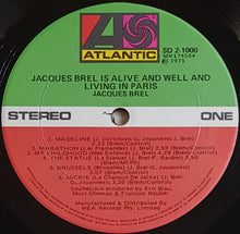 Load image into Gallery viewer, O.S.T. - Jacques Brel Is Alive And Well And Living In Paris