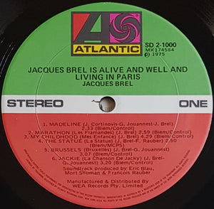 O.S.T. - Jacques Brel Is Alive And Well And Living In Paris