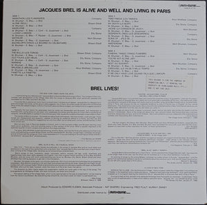 O.S.T. - Jacques Brel Is Alive And Well And Living In Paris