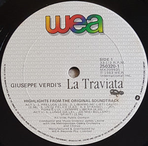O.S.T. - Guiseppe Verdi's La Traviata - Highlights