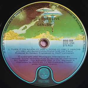 Genesis - Three Sides Live