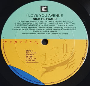 Nick Heyward - I Love You Avenue
