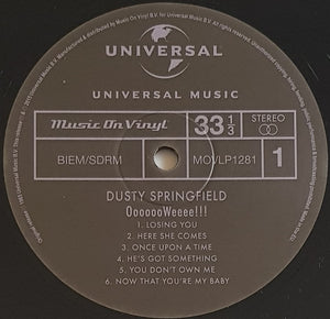 Springfield, Dusty - OoooooWeeee!!! - Remastered 180gr Vinyl