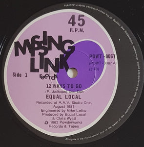Equal Local - 12 Ways To Go / Yank