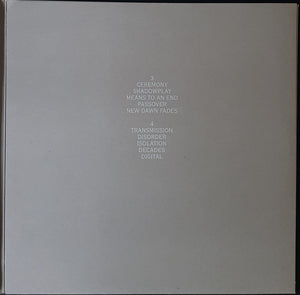 Joy Division - Still - Remastered Reissue 180gr Vinyl