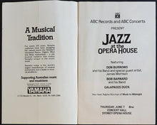 Load image into Gallery viewer, Don Burrows - Jazz At The Opera House - 1984