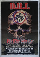 Load image into Gallery viewer, D.R.I - Australian Tour 2017 2nd And Final Melbourne Show