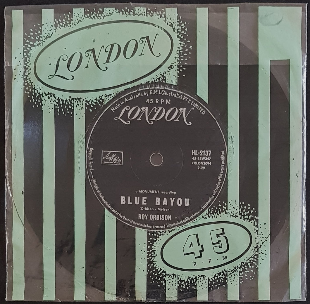 Roy Orbison - Blue Bayou