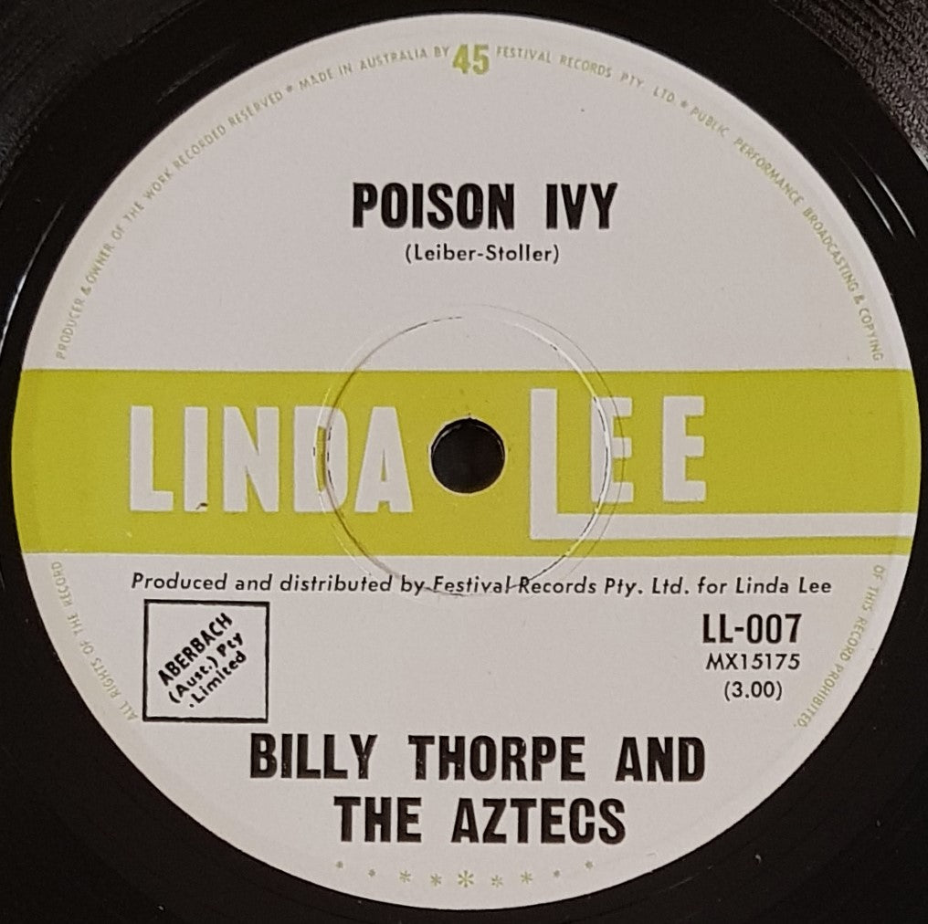 Billy Thorpe & The Aztecs - Poison Ivy – Vicious Sloth Collectables