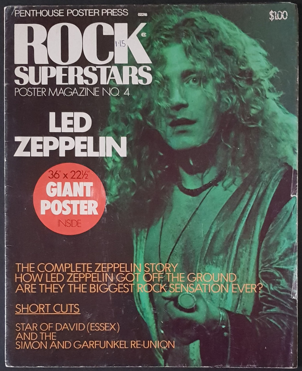 Led Zeppelin - Rock Superstars Poster Magazine No.4