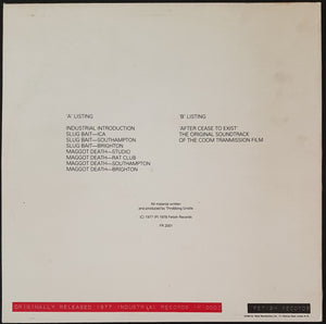 Throbbing Gristle - The Second Annual Report - Reissue