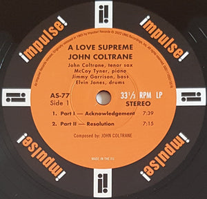 Coltrane, John - A Love Supreme - Remastered Reissue