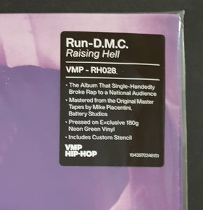 Run DMC - Raising Hell - 180gr Green Neon Vinyl