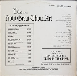 Elvis Presley - How Great Thou Art