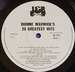 Dionne Warwick - 20 Greatest Hits