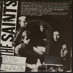 Saints - Paralytic Tonight Dublin Tomorrow