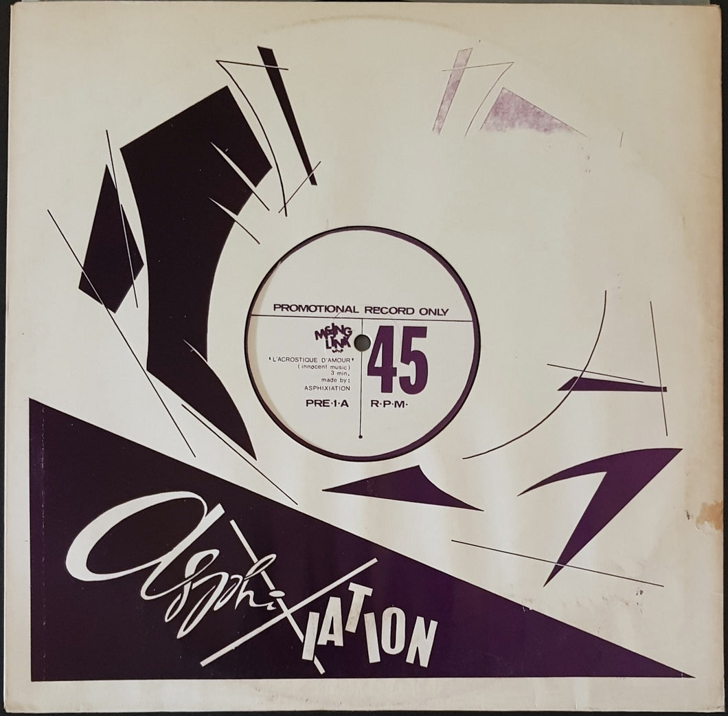 Asphixiation - L'Acrostique D'Amour / The Crush