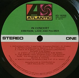 E.L.P - In Concert