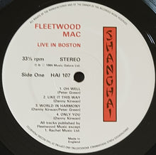 Load image into Gallery viewer, Fleetwood Mac - Live In Boston