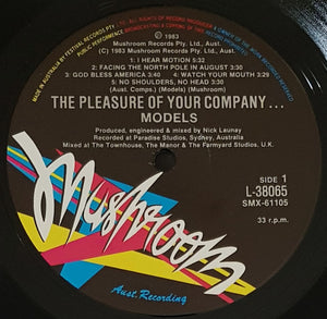 Models - The Pleasure Of Your Company...