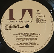 Load image into Gallery viewer, Spencer Davis Group - The Very Best Of The Spencer Davis Group