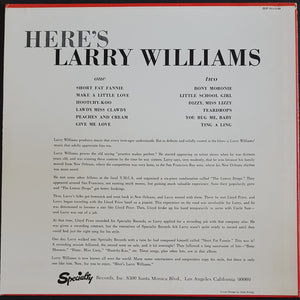 Williams, Larry - Here's Larry Williams